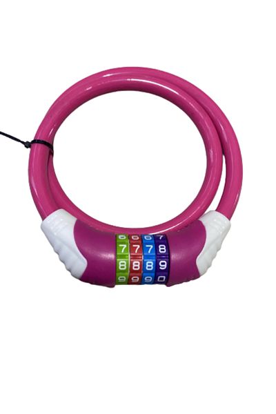 haktaş Pink Lock - Bicycle Lock and Motorcycle Lock Combination