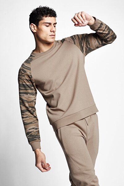 Lescon Gri Erkek Sweatshirt 21n-1136