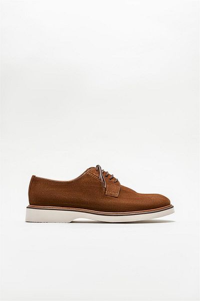 Elle Shoes Tan Leather Men's Casual Shoes