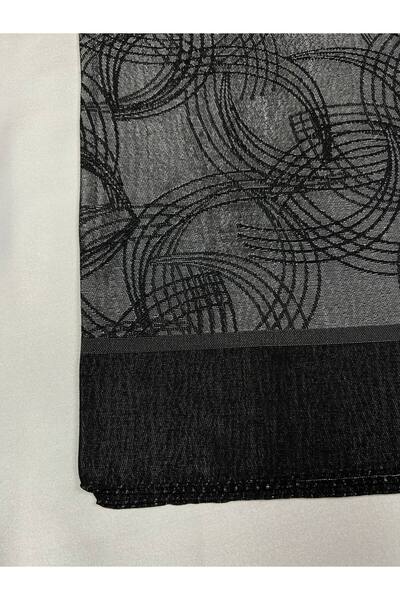 AWAM SILK أوام إيشارب منقوش قطن فيسكوز حرير 90*90