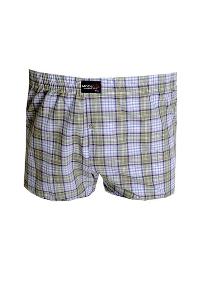 ModeXL Mode Xl Ανδρικό μοτίβο μπόξερ Poplin 6348 Khaki
