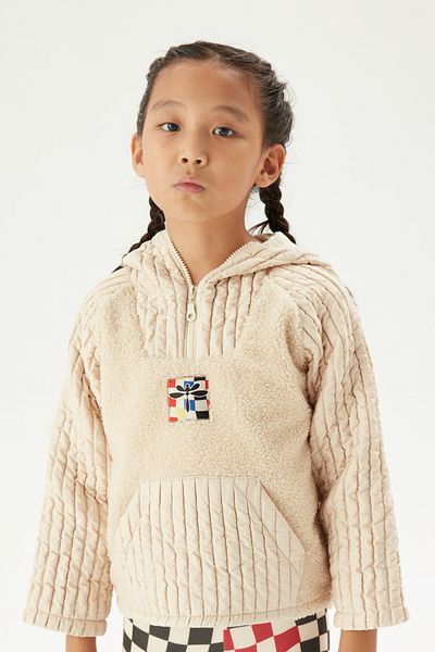 Tyess Girl Beige Sweatshirt