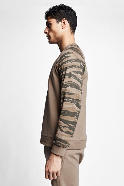 Lescon Gri Erkek Sweatshirt 21n-1136