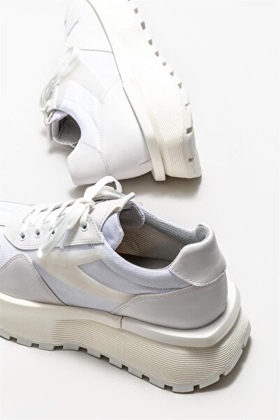 Elle Shoes Λευκά Γυναικεία Αθλητικά Παπούτσια