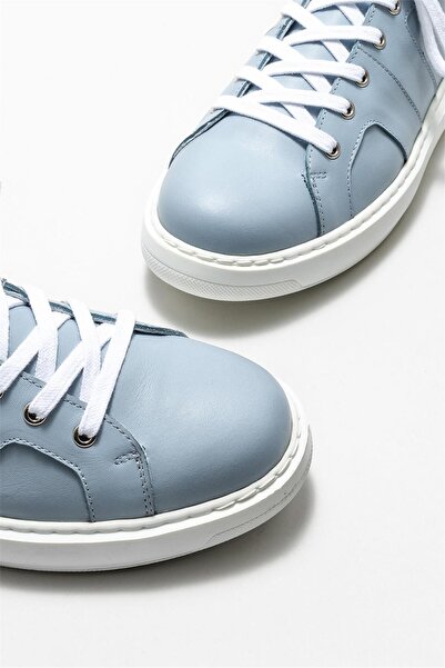 Elle Shoes Mavi Deri Erkek Spor Ayakkabı