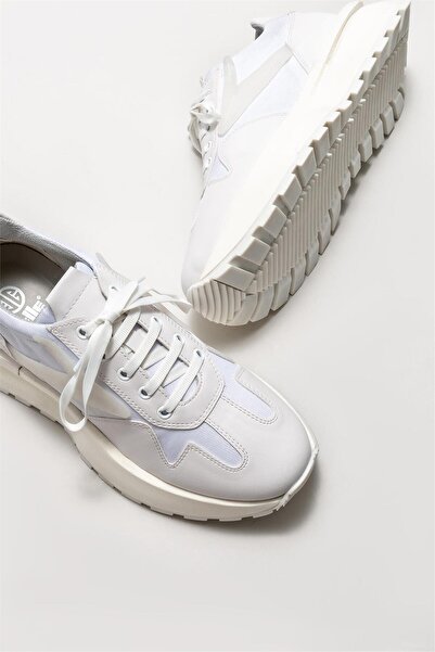 Elle Shoes Λευκά Γυναικεία Αθλητικά Παπούτσια