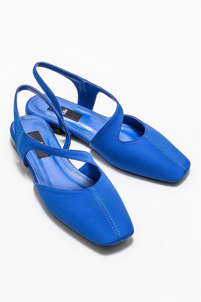 Elle Shoes Blue Women's Ballerinas