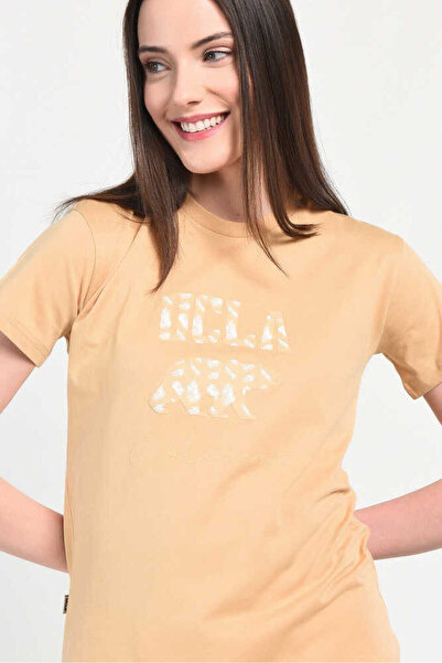 UCLA Allison Brown guler rotund cu imprimeu Femeie tricou