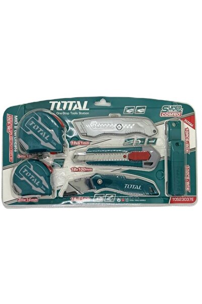 Genel Markalar Total Ölçü Ve Maket Bıçağı Seti Tos23037e 7 Prç