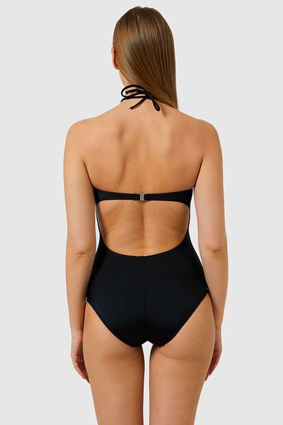 AYYILDIZ 79610 Black Strapless Swimsuit