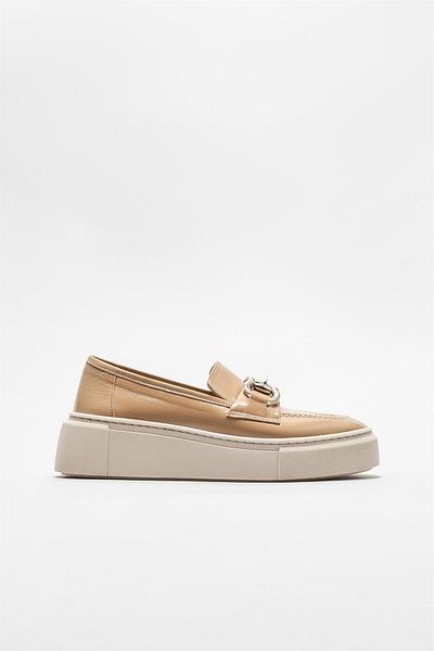 Elle Shoes Dámský denní mokasín z norkové kůže