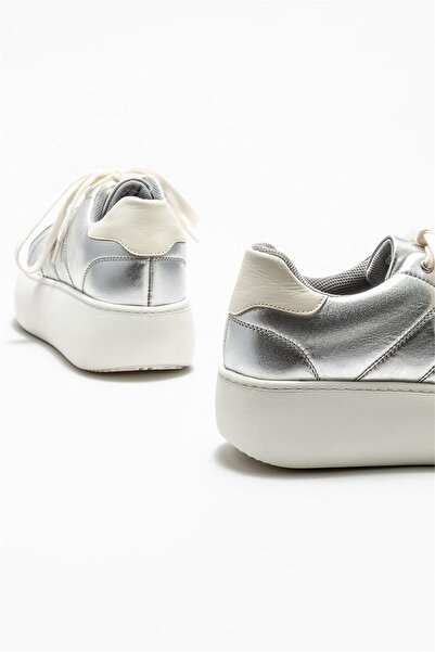 Elle Shoes Lame Leather Women's Sports Shoes