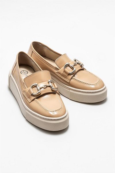 Elle Shoes Dámský denní mokasín z norkové kůže