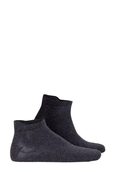 OIL COMPANY Anthracite Bamboo Booties Κάλτσες Unisex