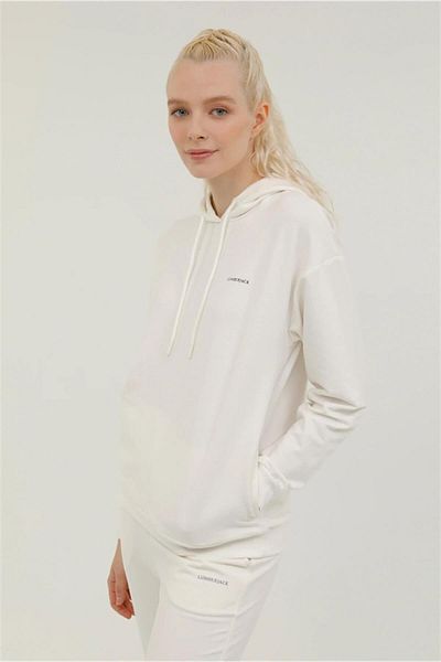 lumberjack A10139897708010101398977 Wb Hoodie 17sn80 3pr Women's Sweat Ecru