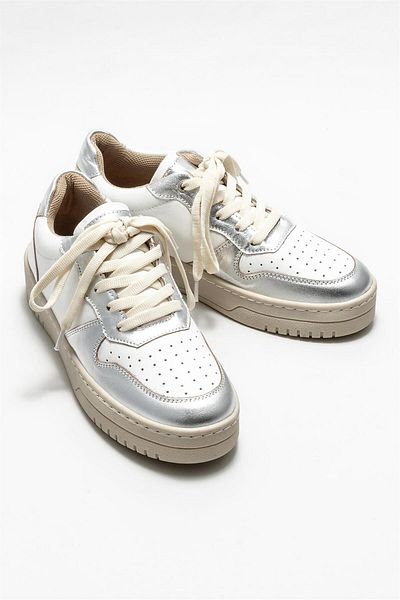 Elle Shoes Lame Leather Women's Sports Shoes
