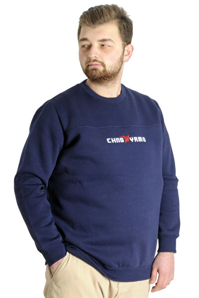 ModeXL Mode XL Ανδρικός γιακάς ιδρώτας CHNGYRMD 22565 Indigo