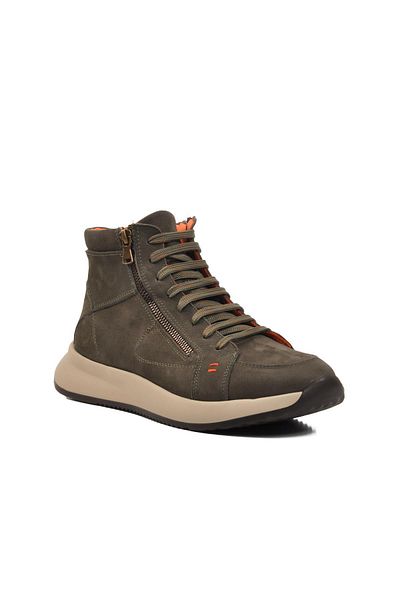 AYAKMOD 232250-1 Anthracite Nubuck Γνήσιο Δερμάτινο Ανδρικές Μπότες
