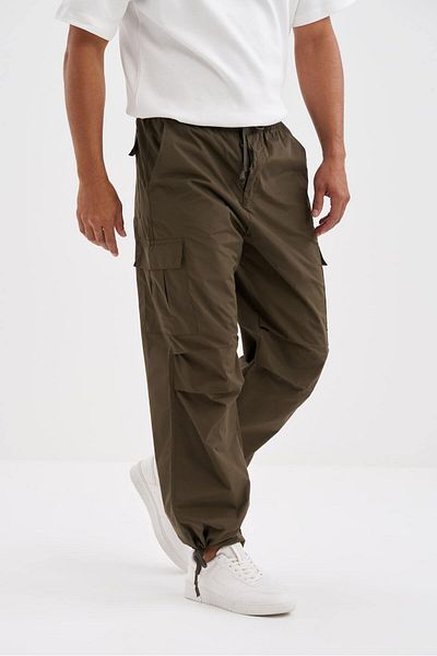 COLORDS Unisex Adjustable Long Pocketed Parachute Trousers