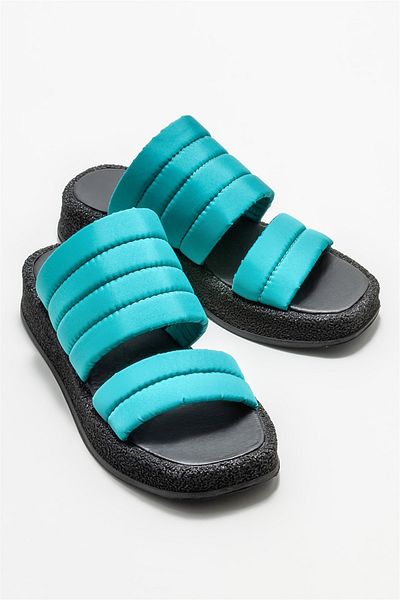 Elle Shoes Green Women's Sports Slippers