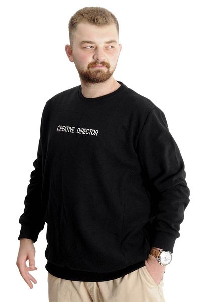ModeXL Mode Xl Ανδρικός Φούτερ Creative Director 23167 Μαύρο