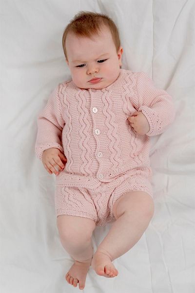 Minora Knitwear Running Shorts Set PUDRA
