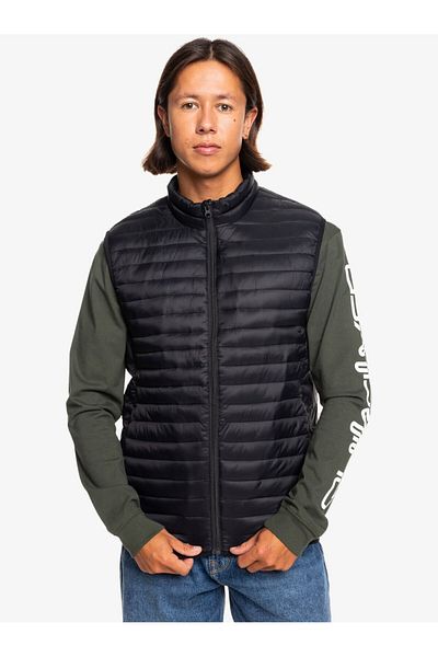 Quiksilver Quiksilver Men's Scaly Sleeveless Black Vest Eqyjk04009-600