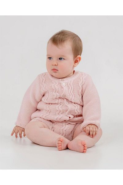Minora Knitwear Running Shorts Set PUDRA