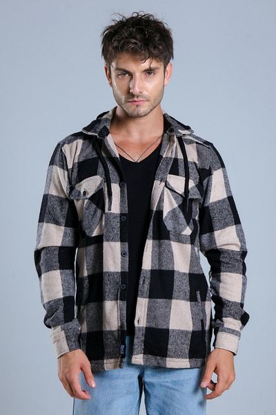 Stilkombin Зимна риза Lumberjack с подвижна качулка и джоб MAR4170-40280