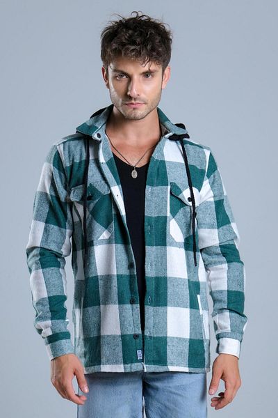 Stilkombin Зимна риза Lumberjack с подвижна качулка и джоб MAR4170-40280
