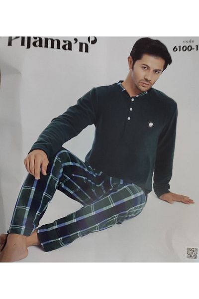 Pijamoni ΑΝΔΡΙΚΟ ΣΕΤ ΠΙΤΖΑΜΑ ΠΟΛΑΡ ΚΑΡΟ