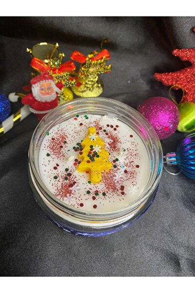 Daphne Candles Aksesuar Dekoratif Ve Hediyelik Yılbaşı Konsept Simli Kokulu S...