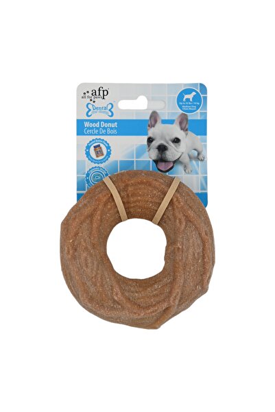 All For Paws Dental Chews - Ahşap Donut - Yer Fıstığı Ezmesi Aromalı