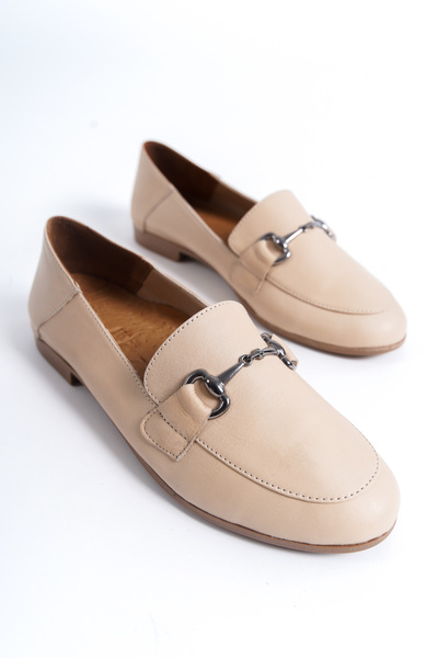 öz se shoes Loafer cu cataramă pentru balerină din piele naturală