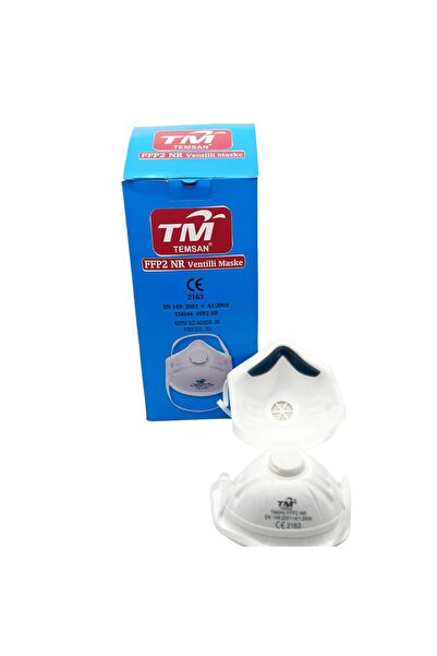 KOLDOOR Toz Maskesi Temsan FFP2 NR Ventilli Maske 20 Adet