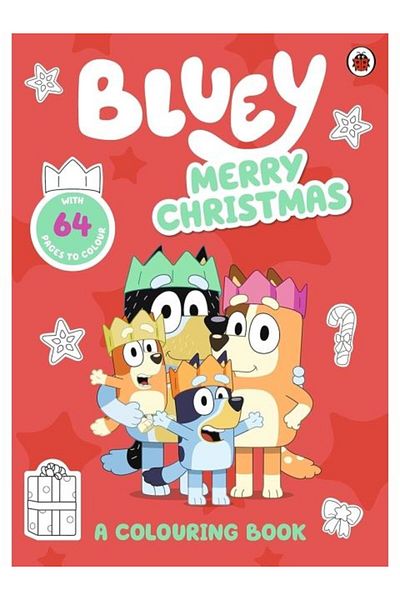 Penguin Books Bluey: Merry Christmas: A Coloring Book - Bluey