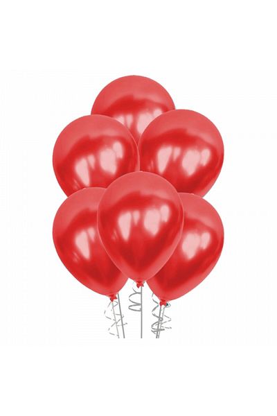 Kazanabil RED COLOR DECORATION AND PARTY BALLOONS 100 PIECES