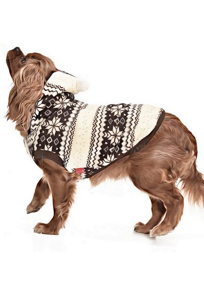 Petza Pompom Fleece Dog Sweater
