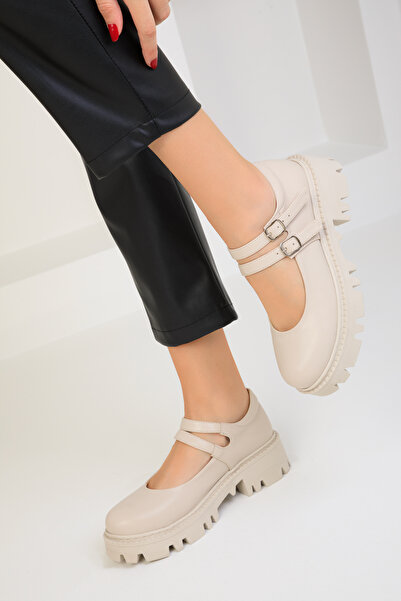 SOHO БЕЖОВИ дамски мокасини 18589