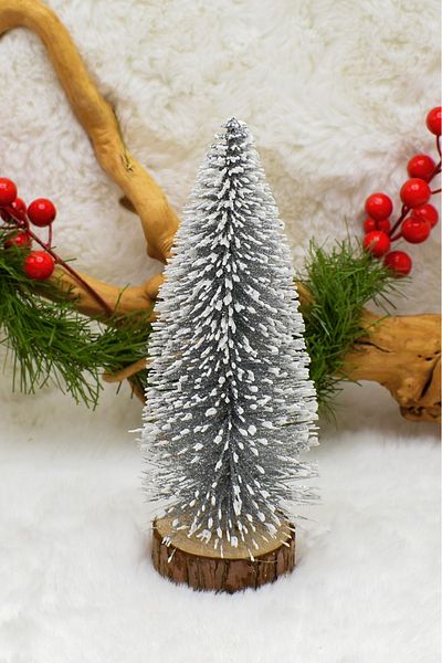 Waldern Mini Silver Pine Tree 20 CM Christmas Ornament
