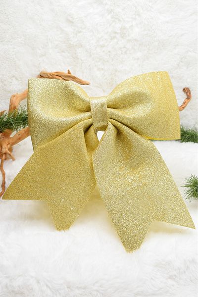 Waldern Yellow Ribbon Christmas Pine Tree Ornament 20*20cm
