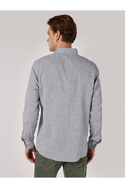 Colin's Green Men's Long Sleeve Regular Fit Shirt