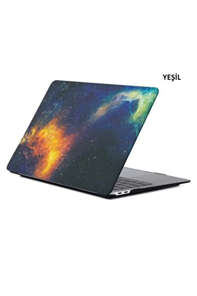 Techmaster Apple Macbook Pro 15 2016 A1707 Space Desenli Kılıf Kapak