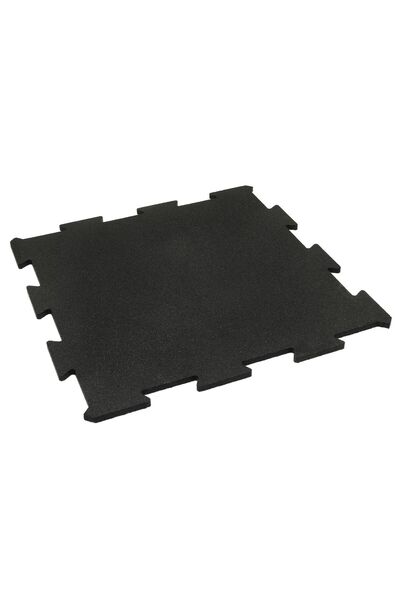 Genel Markalar HAS Rubber 100x100 2 cm Siyah Blok Puzzle Kauçuk Yer Kaplama S...