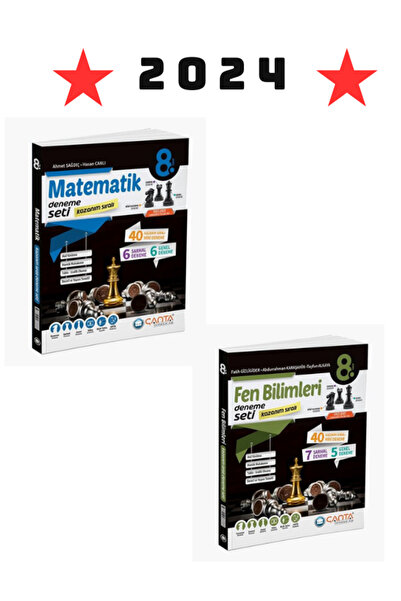Çanta Yayınları 2024 ÇANTA YAYINLARI KAZANIM SIRALI MATEMATİK - FEN BİLİMLERİ...
