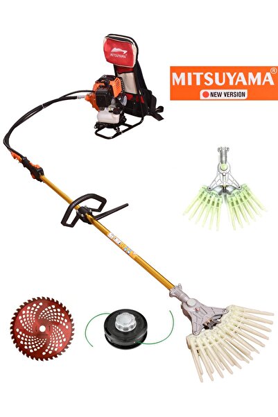 Mitsuyama Japon Sırt Tırpan + Zeytin, Fındık, Ceviz Hasat Makinesi 4.2kw 5.7hp
