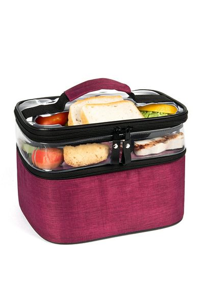 joseki Two Compartment Lunch Box Food Carrying Bag