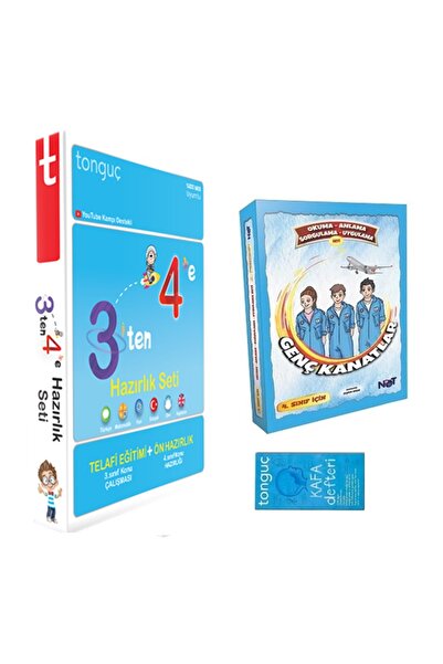 Tonguç Yayınları 3'ten 4'e Hazırlık Seti ve Binot Okuma Anlama Sorgulama Uygu...