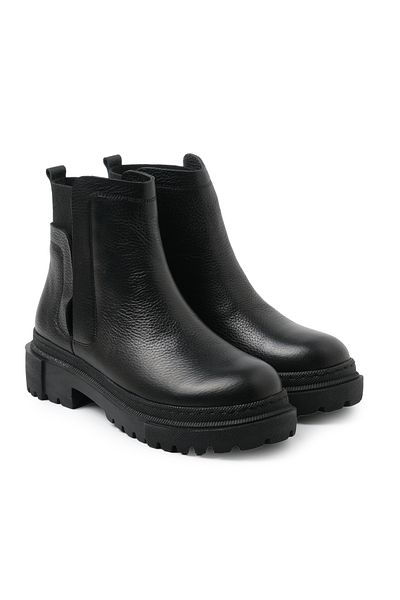 John May Women's Boots MAR-23K-133-267 BLACK FLOTER