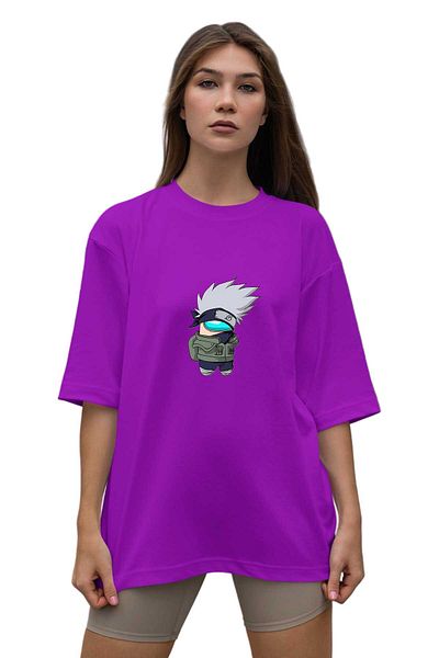 herotasarım Μπλουζάκι Kakashi Oversize - bll4870